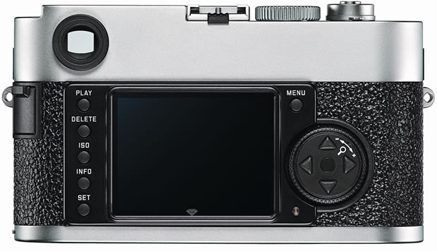 Leica M9-P  - Protecção do monitor LCD em crital de safira