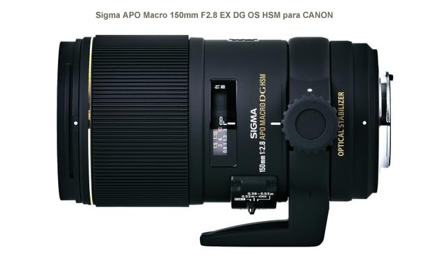Objectiva  para  CANON - Sigma APO Macro 150mm F2.8 EX DG OS HSM