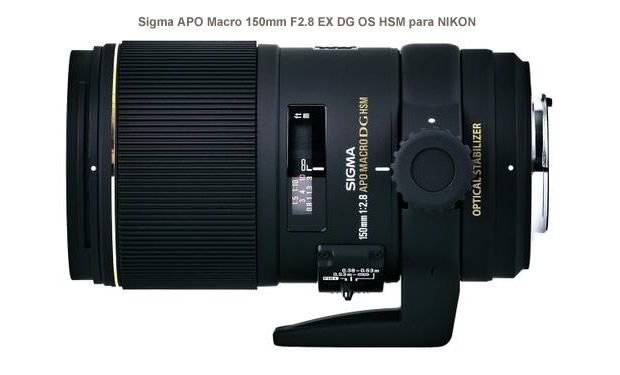 Objectiva  para  NIKON - Sigma APO Macro 150mm F2.8 EX DG OS HSM