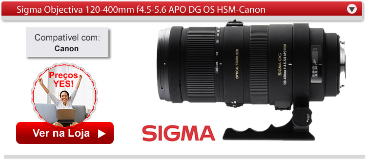 Objectiva Sigma para Canon