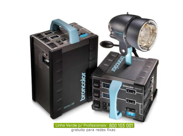 Gerador Senso A2 / A4 com Cabeça Litos da Broncolor Gerador Senso A2 / A4 com Cabeça Litos da Broncolor