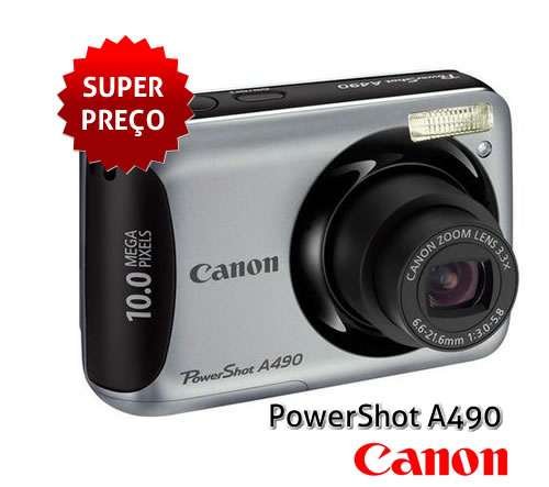 Canon Powershop A490 a preço imbatível!