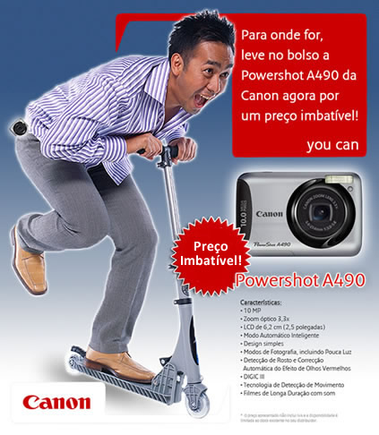 Canon Powershop A490 a preço imbatível!