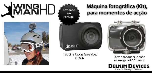 WingmanHD, a máquina fotográfica da Delkin