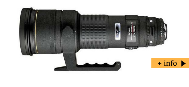 Sigma Objectiva 500mm f4.5 APO EX DG HSM Sigma Objectiva 500mm f4.5 APO EX DG HSM