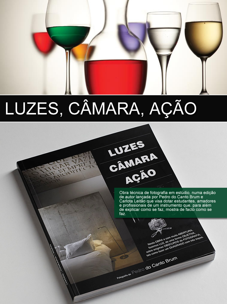 livro de fotografia profissional LUZES, CÂMARA, AÇÃO - Pedro Brum
