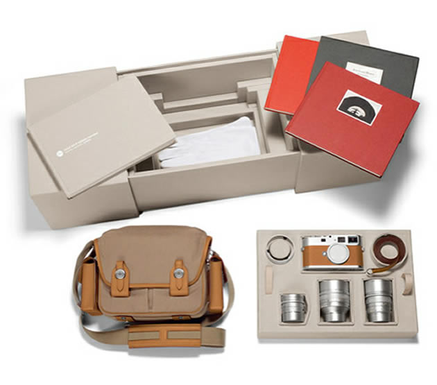 Leica M9 P com três objectivas em Edição limitada de 100 unidade Leica M9 P com três objectivas em Edição limitada de 100 unidade