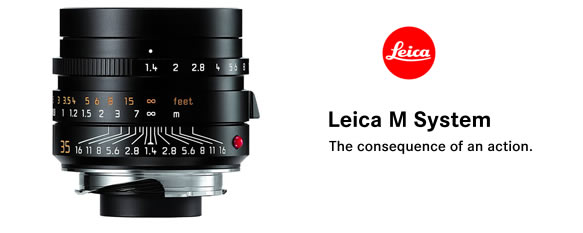 objectivas sistema M Leica - um novo standard
