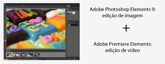 Adobe Photoshop Elements 9: edição de imagem | Adobe Premiere Elements: edição de vídeo