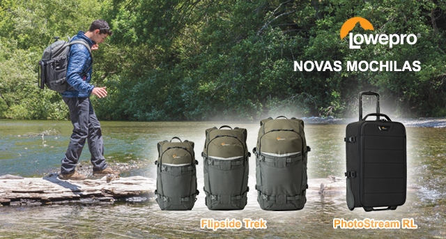 Novidades Lowepro - Flipside Trek e PhotoStream RL