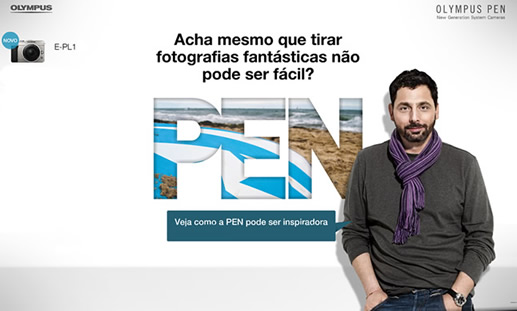 olympus pen- máquina digital com a qualidade de SLR mas simples como uma compacta