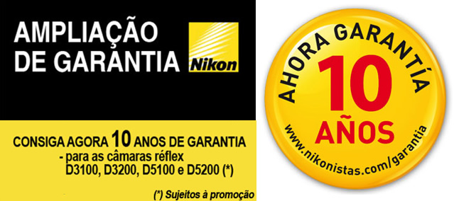 Ampliação da Garantia NIKON - 10 anos de garantia Nikon Ampliação da Garantia NIKON - 10 anos de garantia Nikon