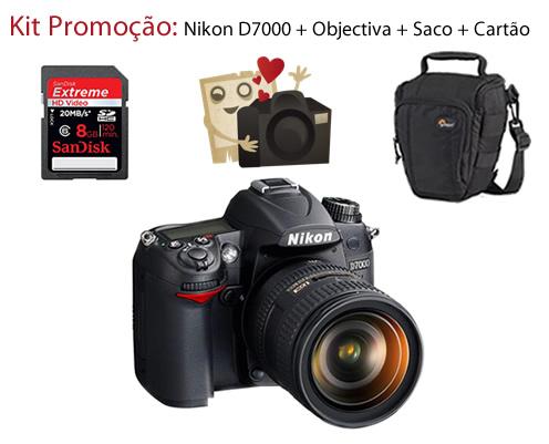 Câmara Nikon D 7000 - Kit Promoção Nikon Câmara Nikon D 7000 - Kit Promoção Nikon