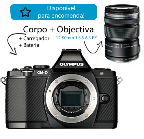 Máquina Fotográfica Reflex E-M5 da Olympus