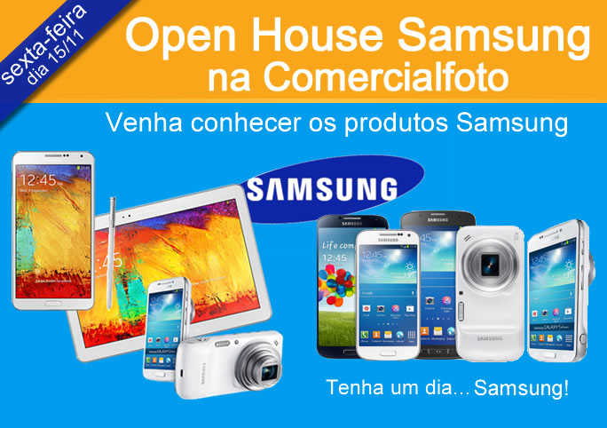 Open House Samsung, na Comercialfoto