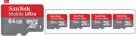Cartão de Memória Sandisk Mobile Ultra microSDX