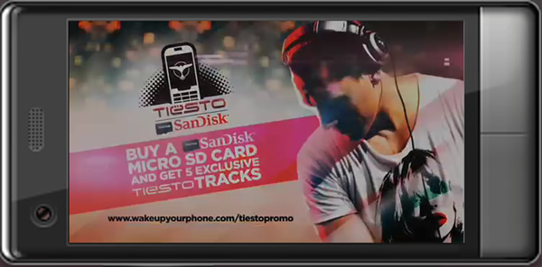Sandisk estabelece pareceria com DJ Tiesto