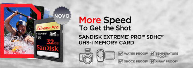 SanDisk - cartão Extreme Pro SDHC USH-I 32GB SanDisk - cartão Extreme Pro SDHC USH-I 32GB