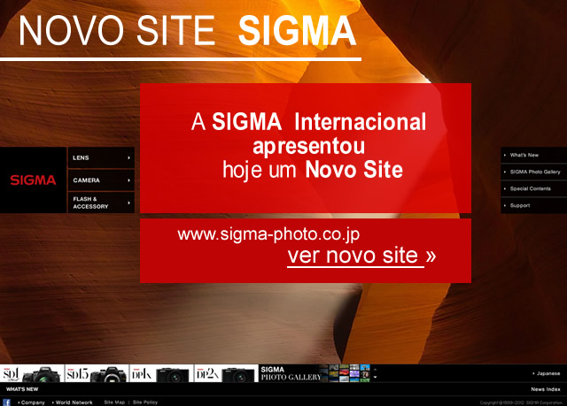 Novo Site - Sigma Internacional Novo Site - Sigma Internacional
