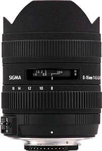 Objectiva Sigma 8-16mm F4.5-5.6 HSM Nikon/Canon