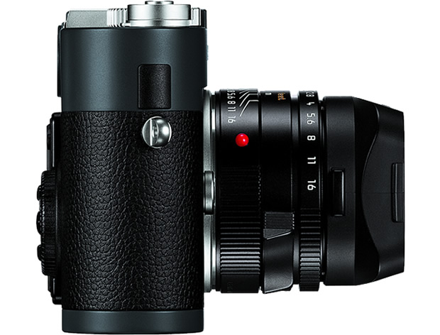 Leica M-E vista de perfil Leica M-E vista perfil direito
