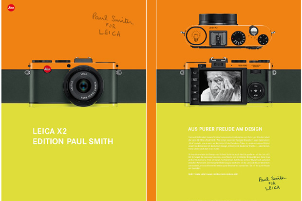 Novidades Photokina 2012 leica X2 Paul Smith