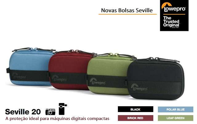 Nova Série Lowepro - Bolsas Seville  