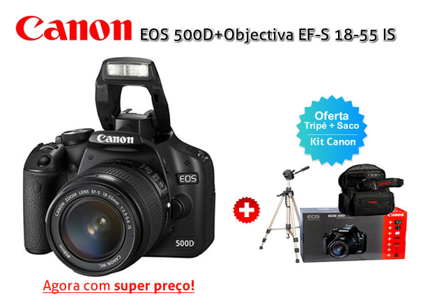 Máquina fotografica digital SLR da Canon - EOS 500D