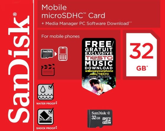 mobile micro SDHC card 